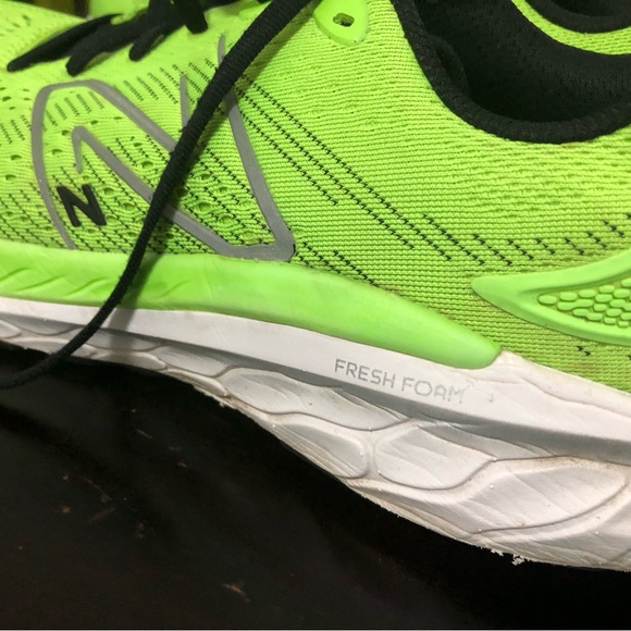 New Balance Neon Green Running Shoes - Picture 6 of 9